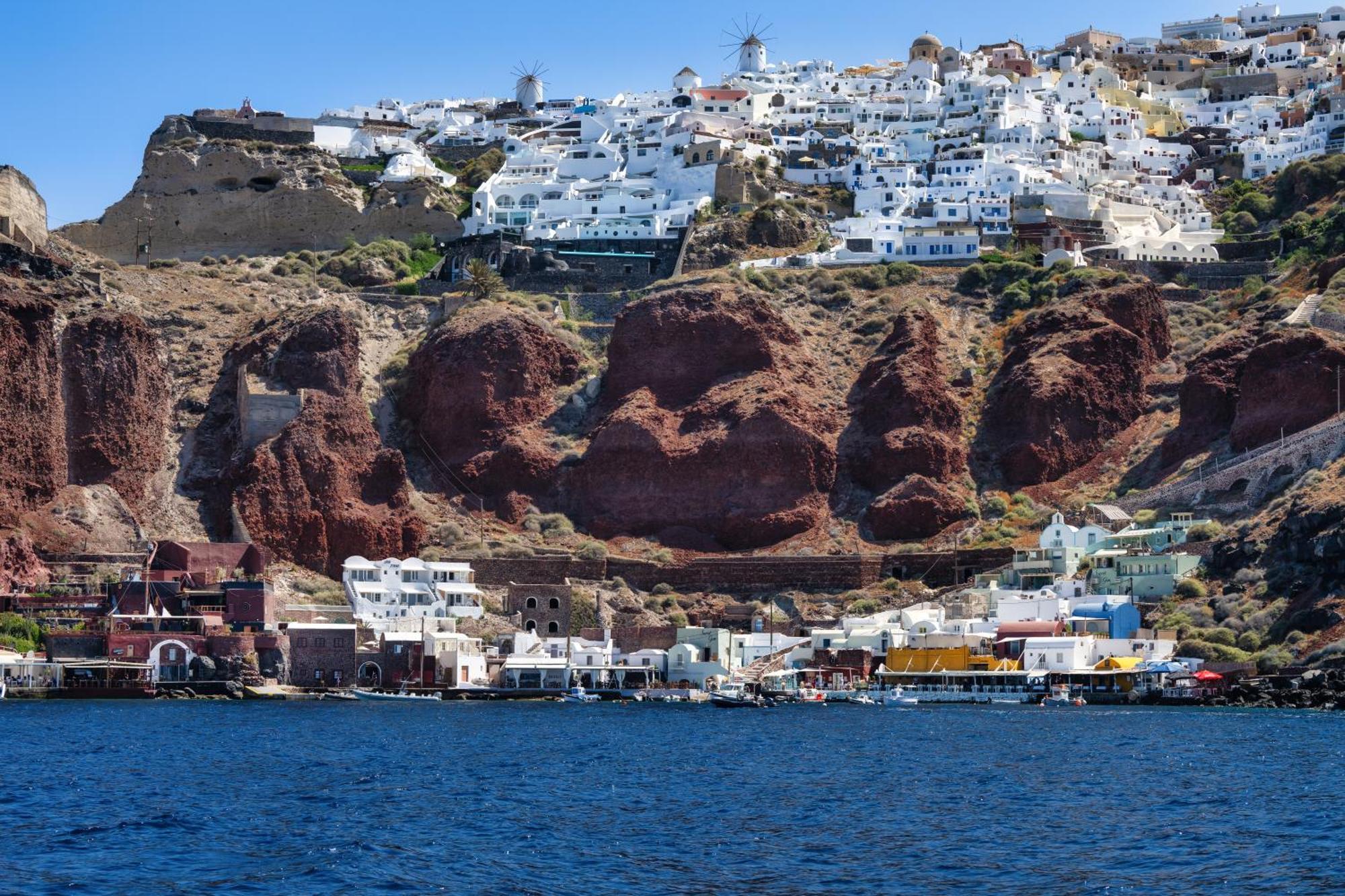 Lava Stone Bed & Breakfast Oia  Bagian luar foto