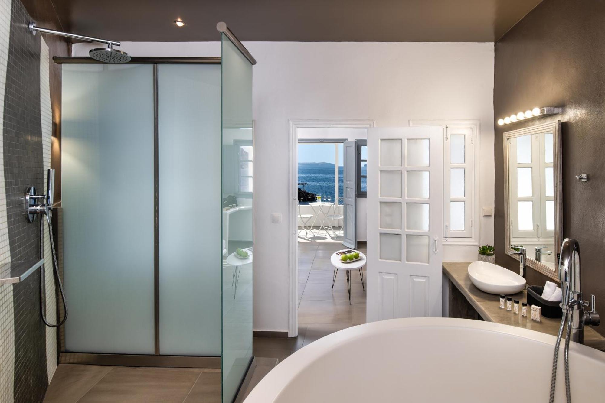 Lava Stone Bed & Breakfast Oia  Bagian luar foto