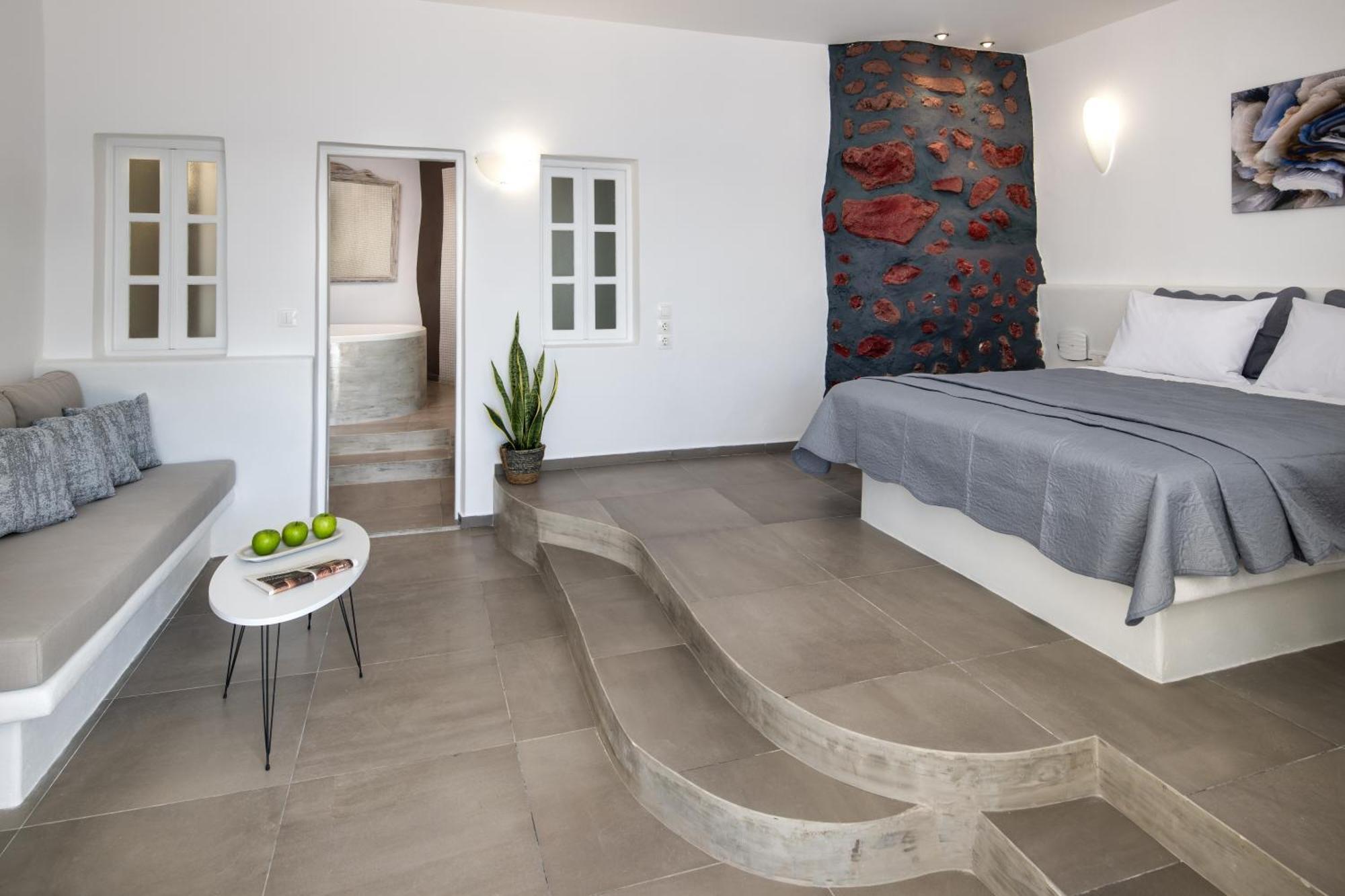 Lava Stone Bed & Breakfast Oia  Bagian luar foto